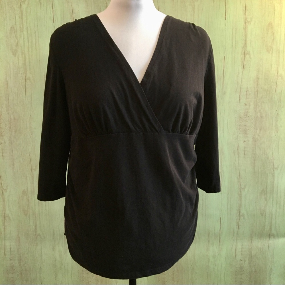 Venezia by Lane Bryant Mock Wrap Top | EUC | 14/16